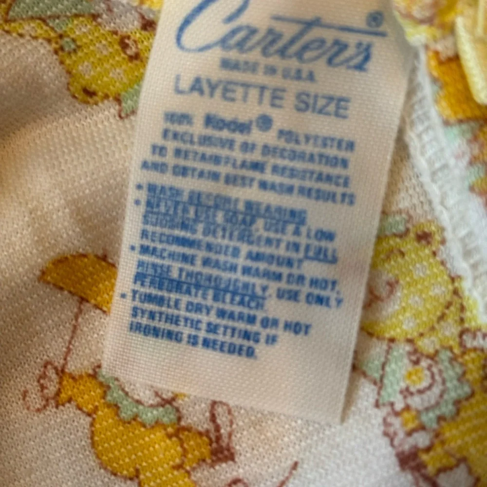 Vintage 70’s‎ Carters Layette and sleeper bundle- Made in USA